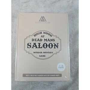 Murder Mystery Game High Noon At Dead Man’s Saloon Masters Of Mystery Complete